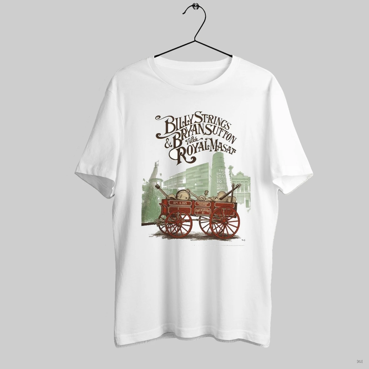 Billy Strings And Bryan Sutton With Royal Masat On Tour In Owensboro Kentucky Night 2 Venue At Woodward On September 6 2025 T Shirts
