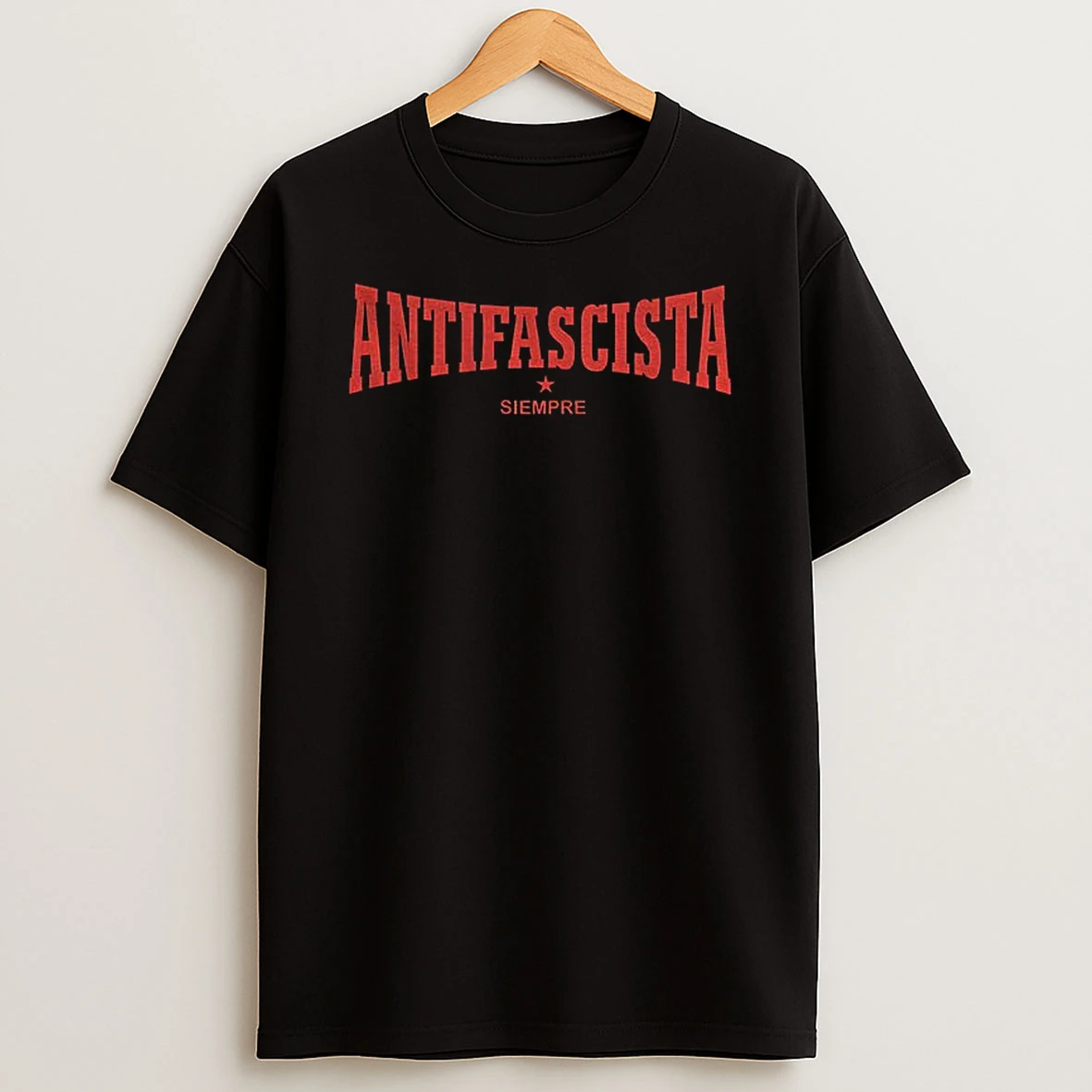 Antifascista Siempre Political Statement Tshirt Hoodie