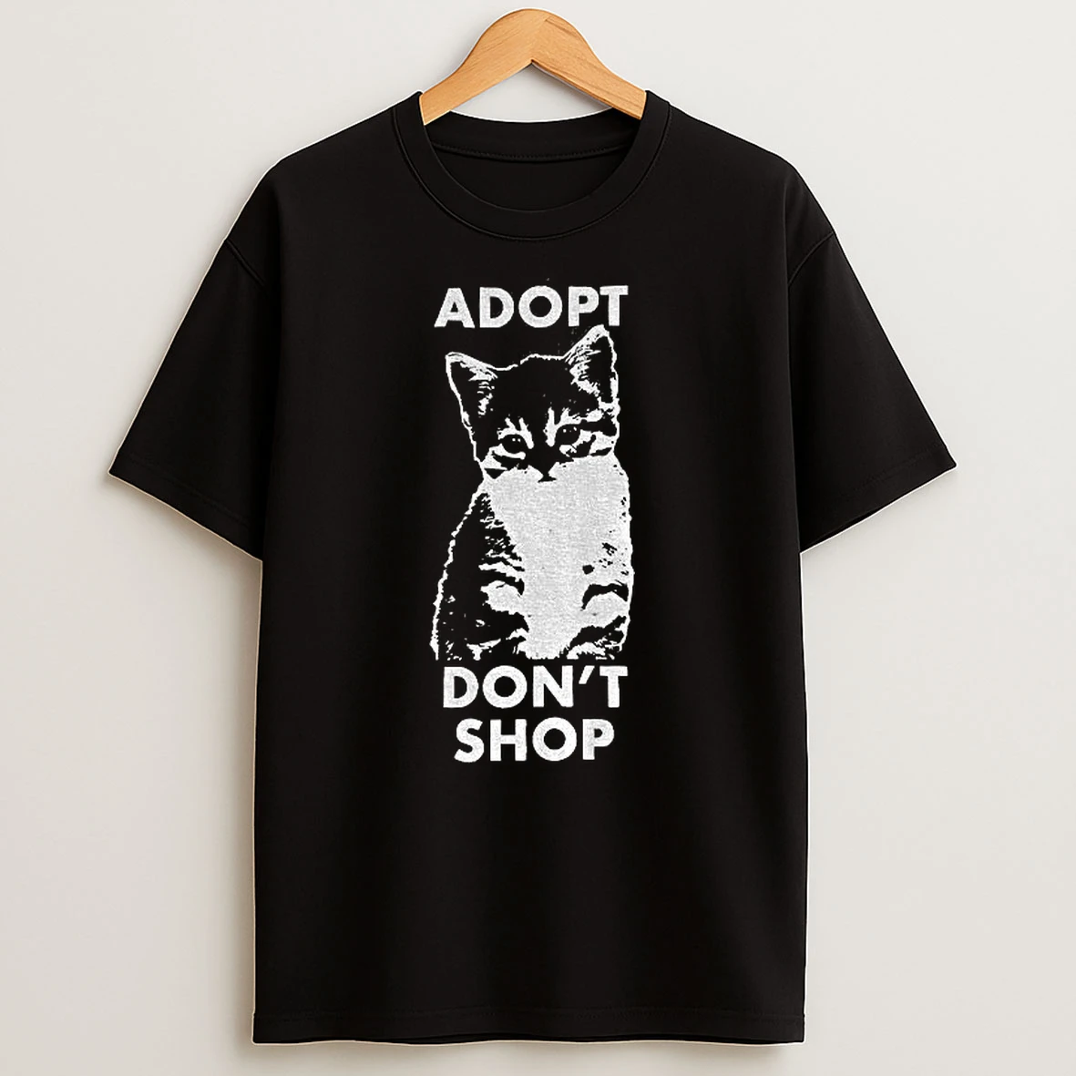 Cute Cat Adopt Dont Shop Vintage Tshirt Hoodie