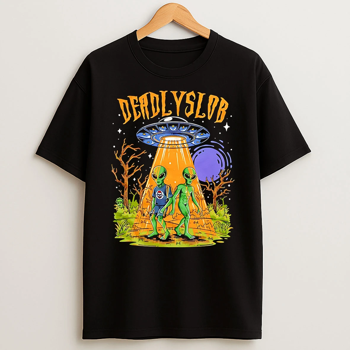 Deadly Slob Alien Invasion Tshirt Hoodie
