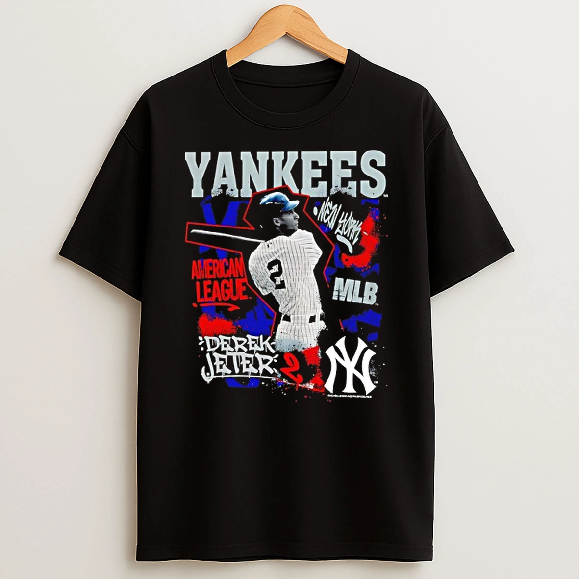 Derek Jeter New York Yankees Mitchell And Ness Star Moment Tshirt Hoodie