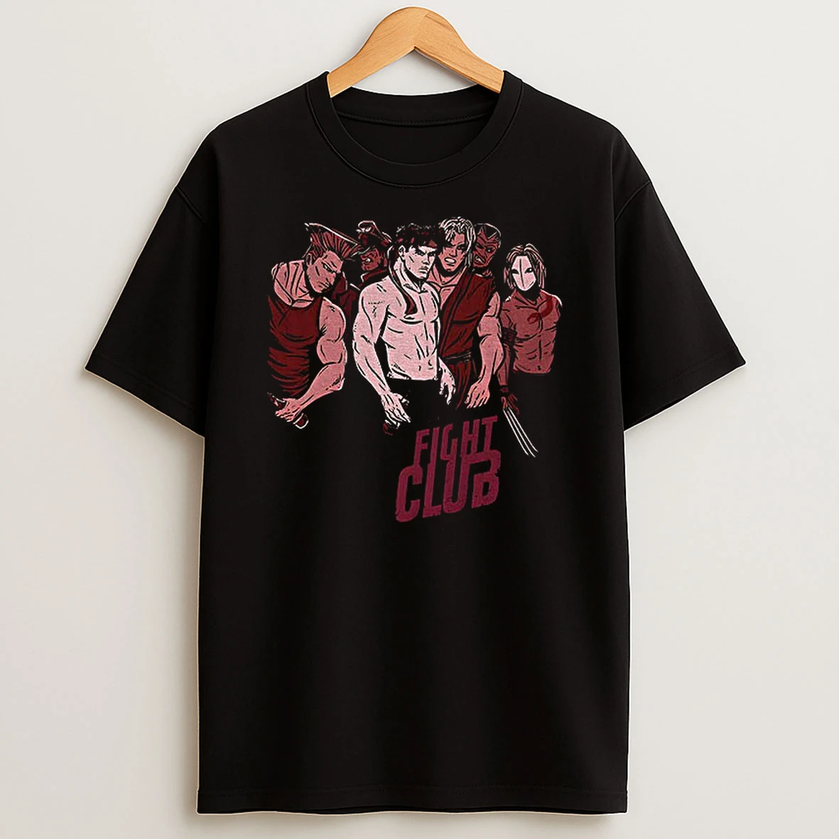 Fight Club Street Fighter Anime Parody Tshirt Hoodie