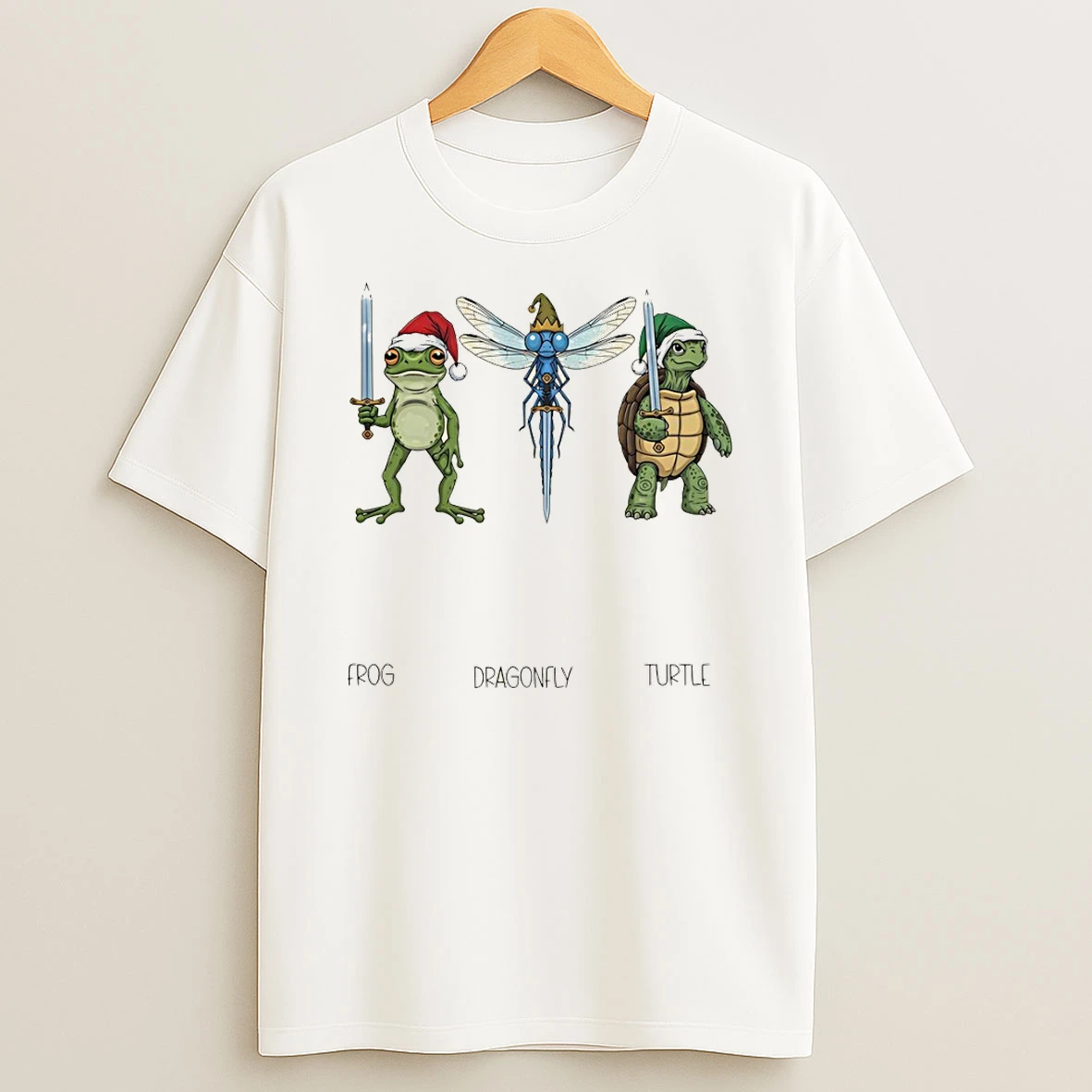 Frog Dragonfly Turtle Knights Fdt Anti Trump Christmas Tshirt Hoodie