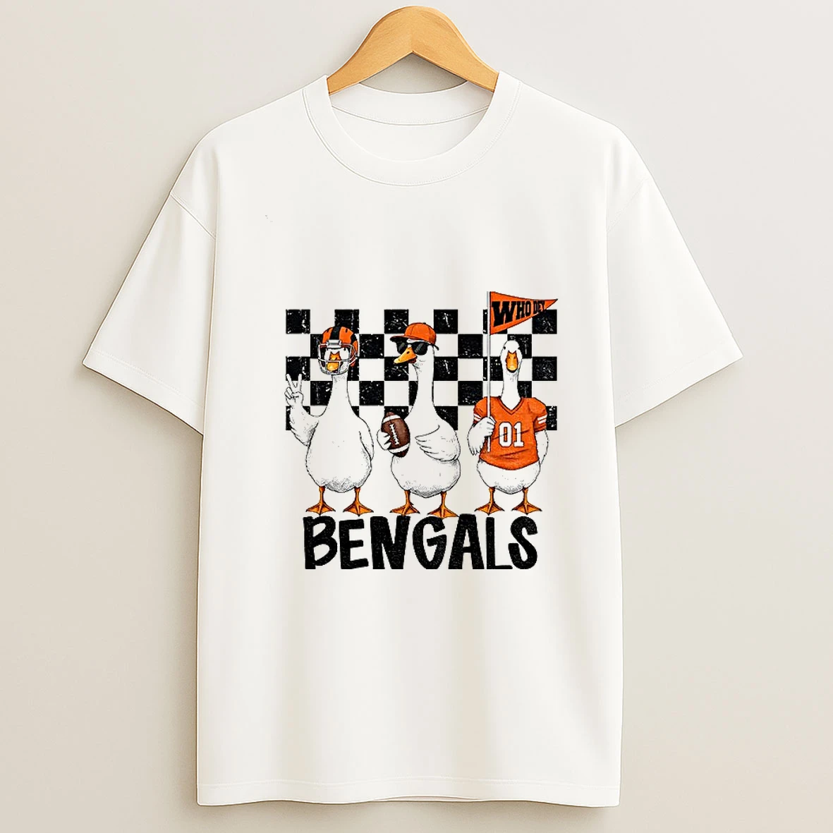 Goose Who Dey Cincinnati Bengals Game Day Football Nfl Tshirt Hoodie