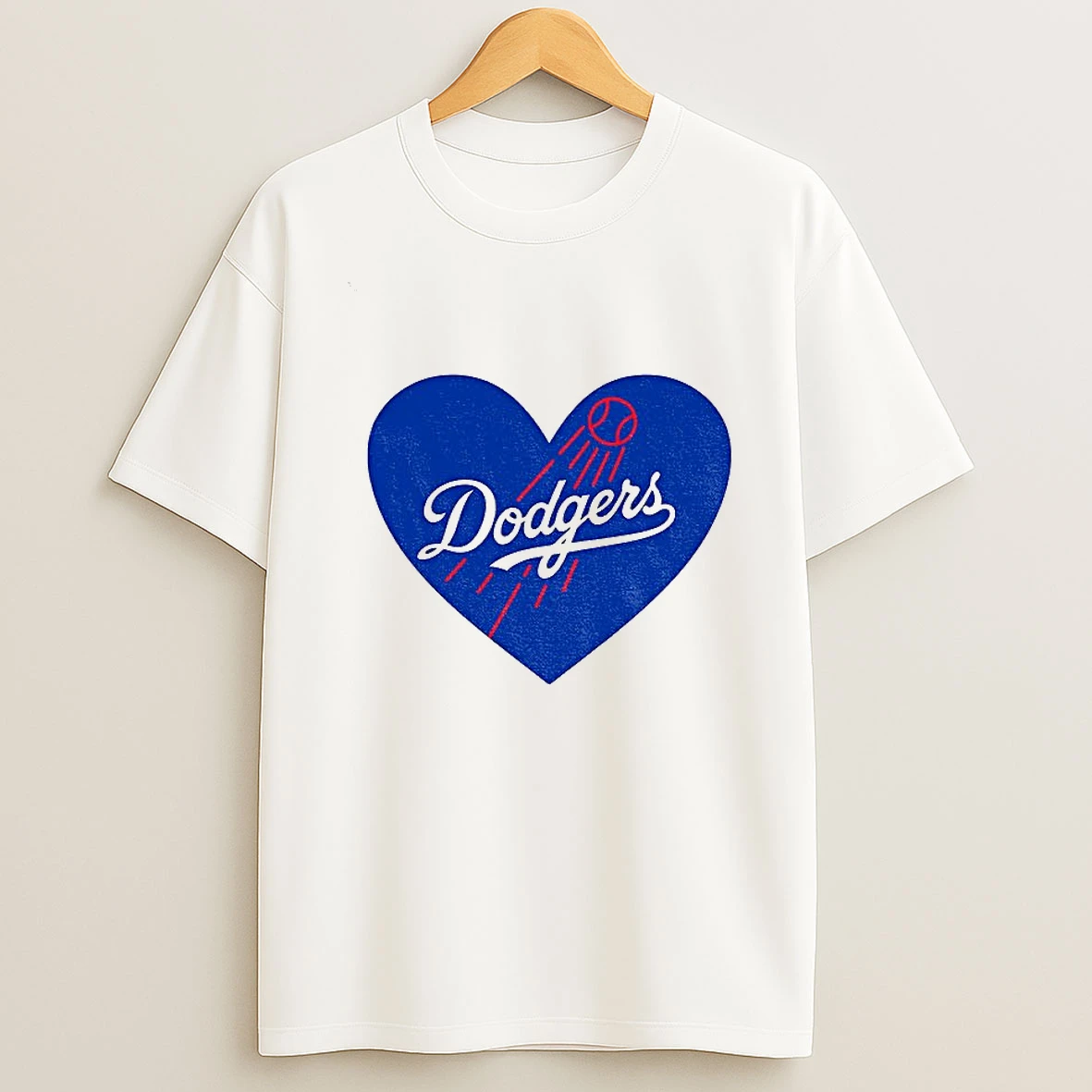 Heart Los Angeles Dodgers Mlb Baseball World Series 2025 Tshirt Hoodie