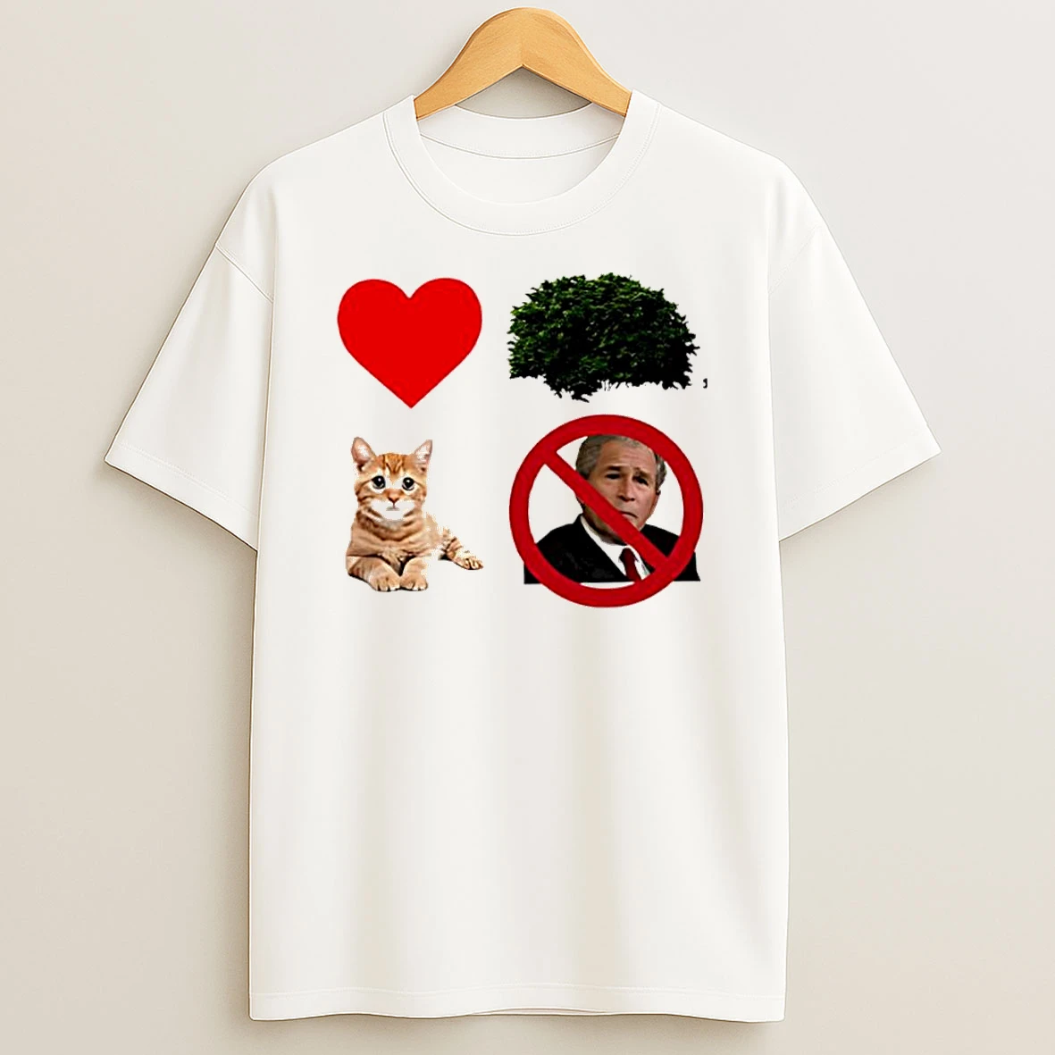 I Heart Bush The Pussy Not The President Meme Tshirt Hoodie