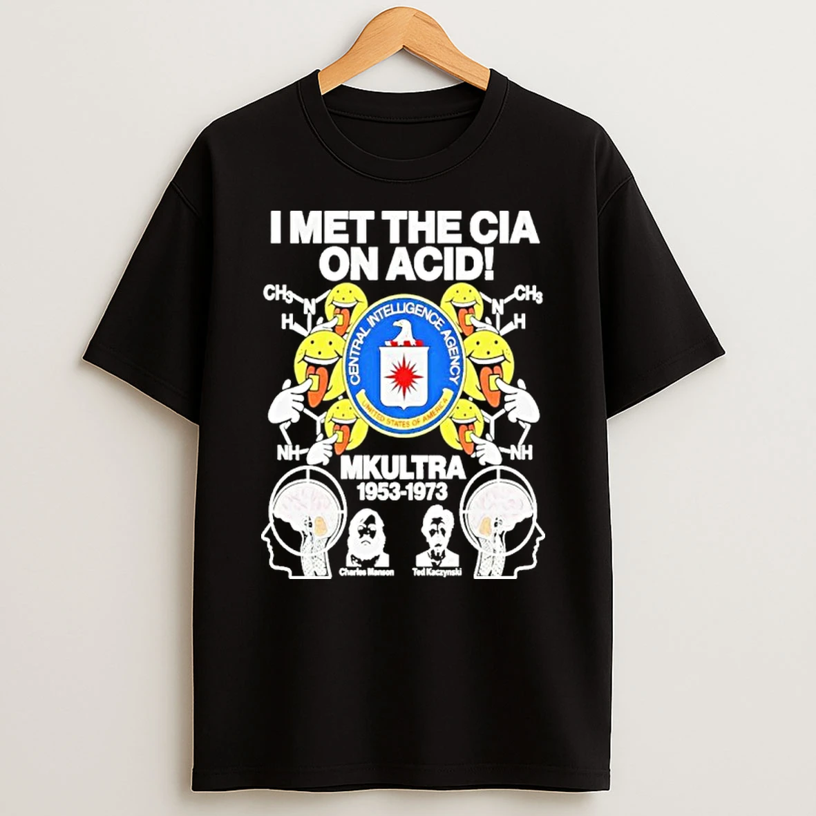 I Met The Cia On Acid Mkultra Central Intelligence Agency Tshirt Hoodie