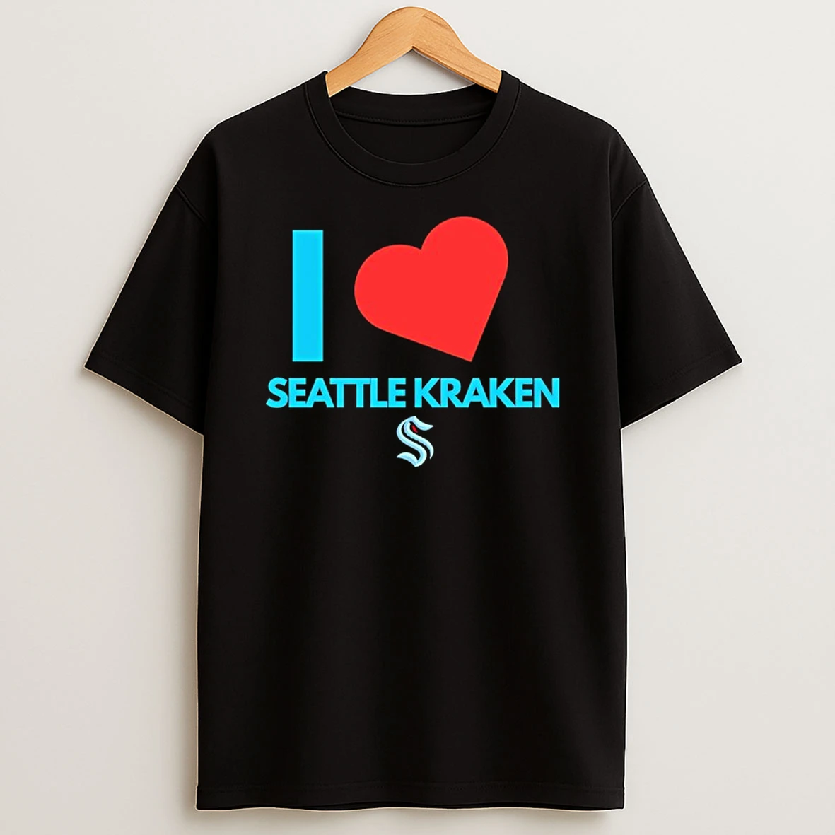 I Love Seattle Kraken Tshirt Hoodie