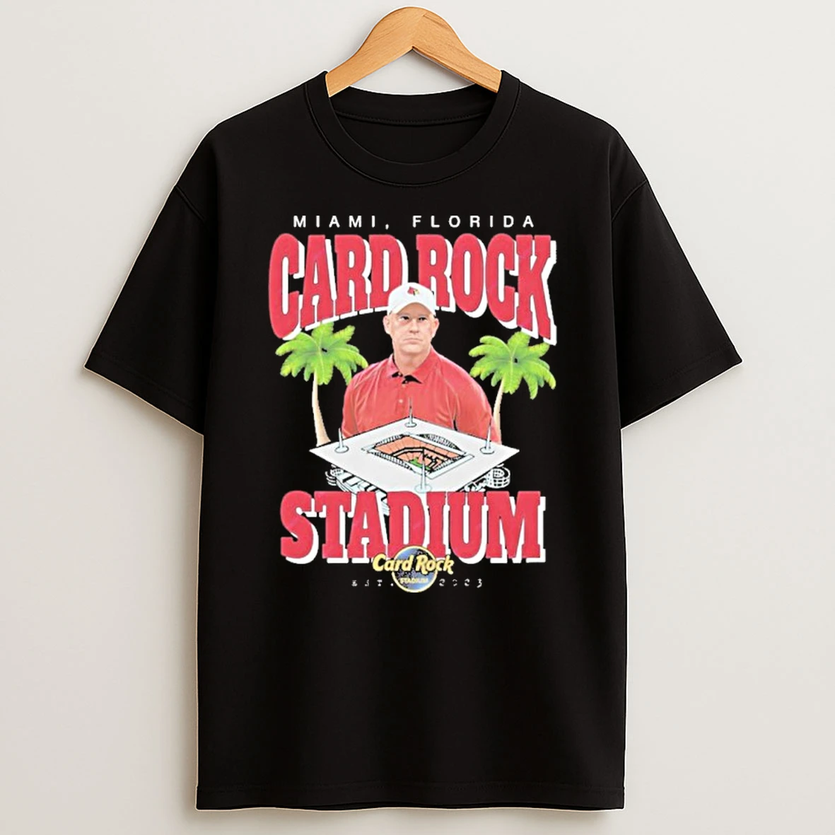 Jeff Brohm Card Rock Stadium Tshirt Hoodie
