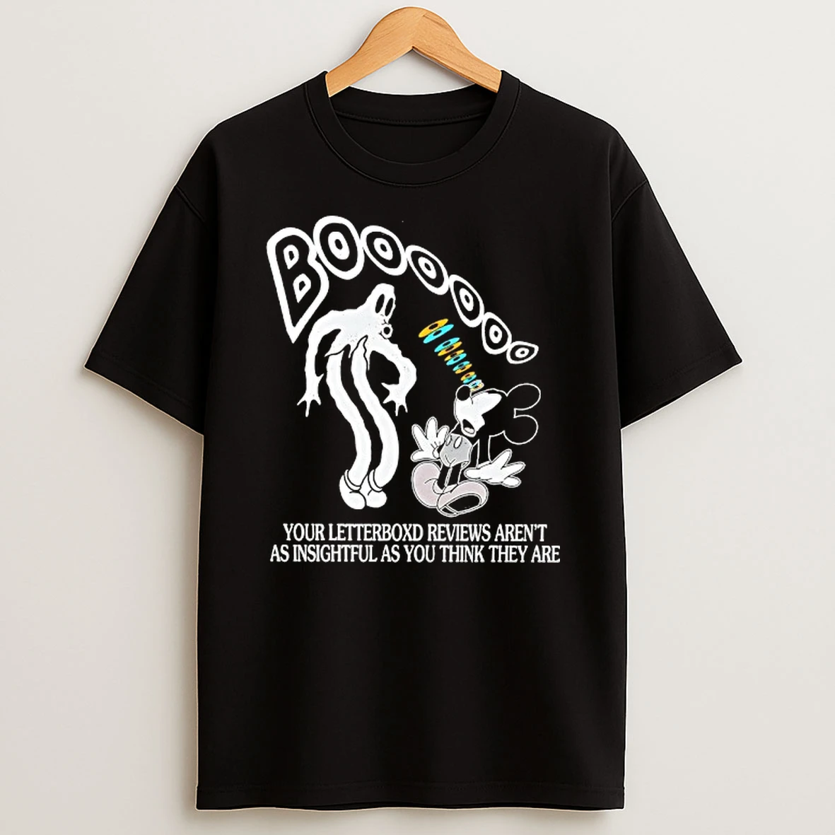 Mickey Mouse Boooooooo Your Letterboxd Reviews Arent As Insightful As You Think They Are Tshirt Hoodie