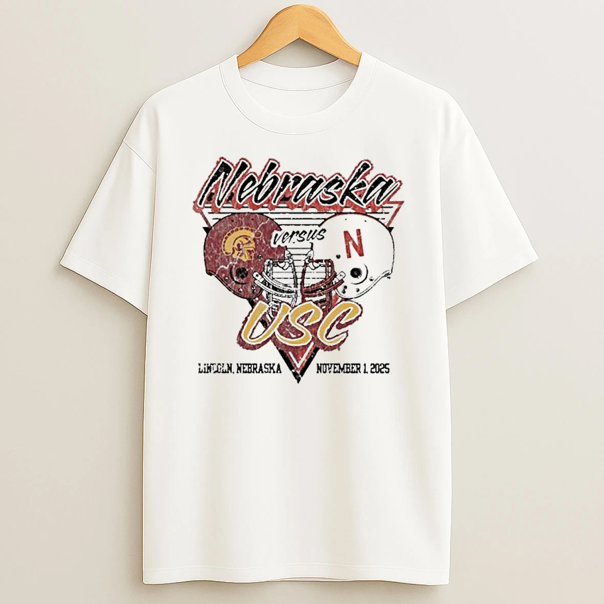 Nebraska Cornhuskers Vs Usc Trojans 2025 Gameday Football Tshirt Hoodie