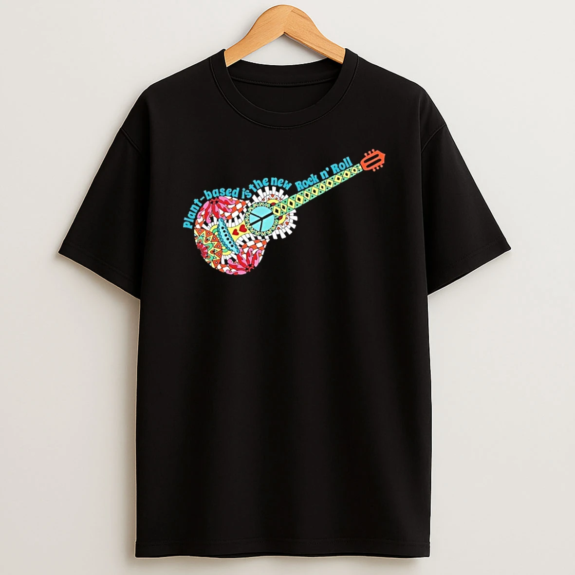Plant Based Is The New Rock Nroll Shrit Tshirt Hoodie