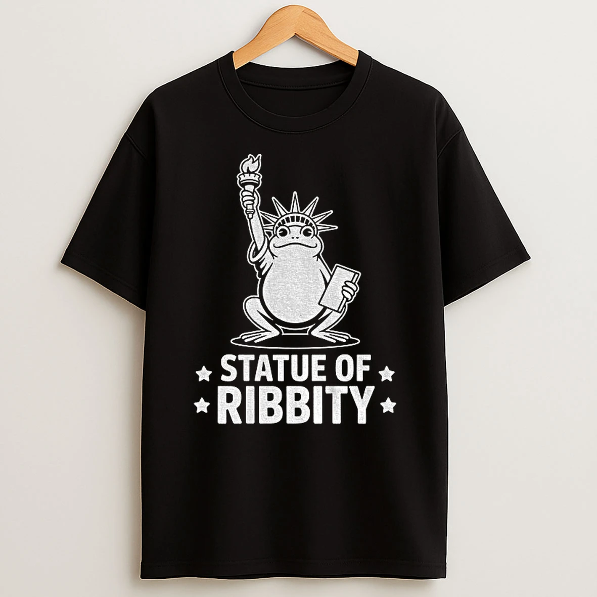 Portland Frog Statue Of Ribbity Frog Liberty Political Tshirt Hoodie