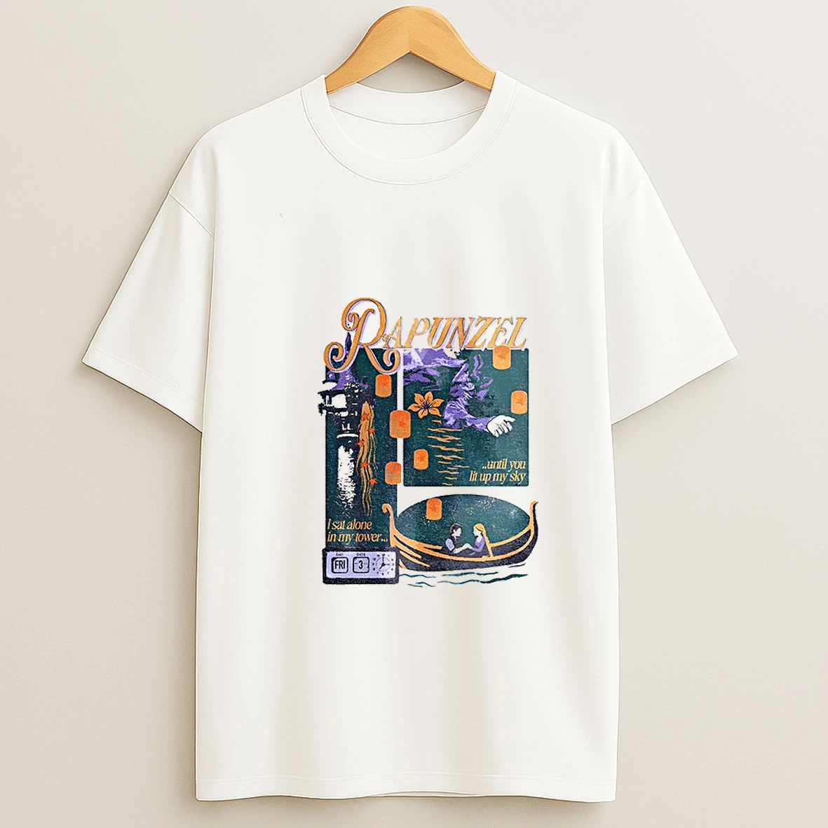 Rapunzel The Fate Of Rapunzel I Sat Alone In My Tower Until You Lit Up My Sky Tshirt Hoodie