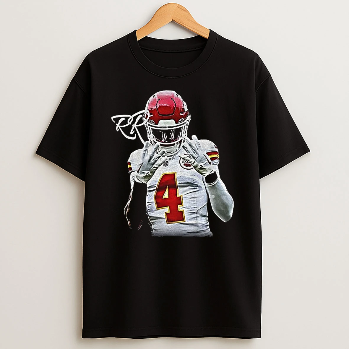 Rashee Rice Posing Kansas City Chiefs Football Nfl Game Day 2025 Signature Tshirt Hoodie
