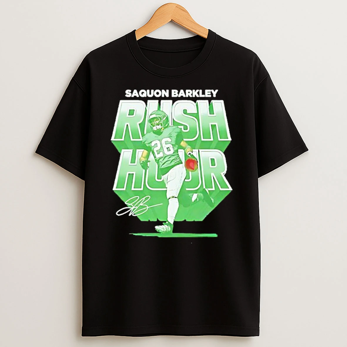 Saquon Barkley Philadelphia Eagles Rush Hour Tshirt Hoodie