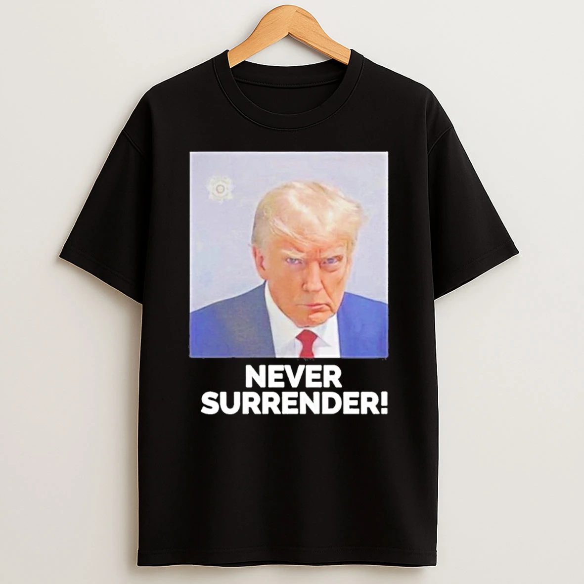 South Korea President Showed Trump Mugshot Never Surrender Tshirt Hoodie