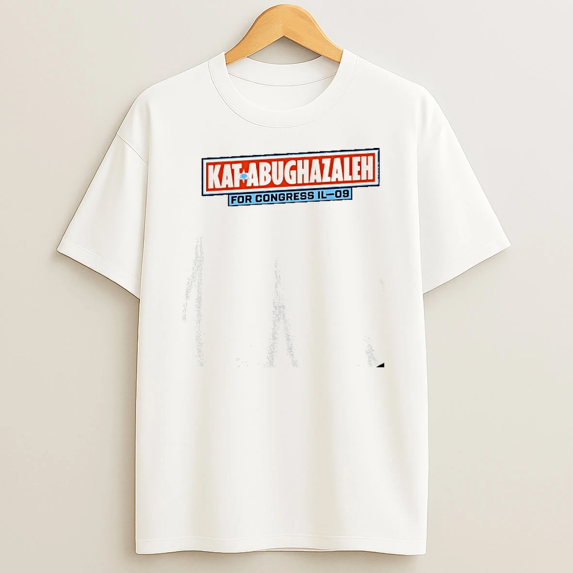 Steve Guest Kat Abughazaleh For Congress Illinois 09 Logo Tshirt Hoodie