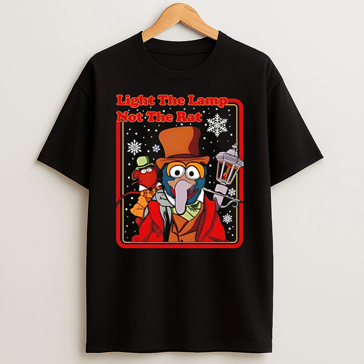 The Muppets Christmas Carol Gonzo Rizzo Light The Lamp Not The Rat Tshirt Hoodie