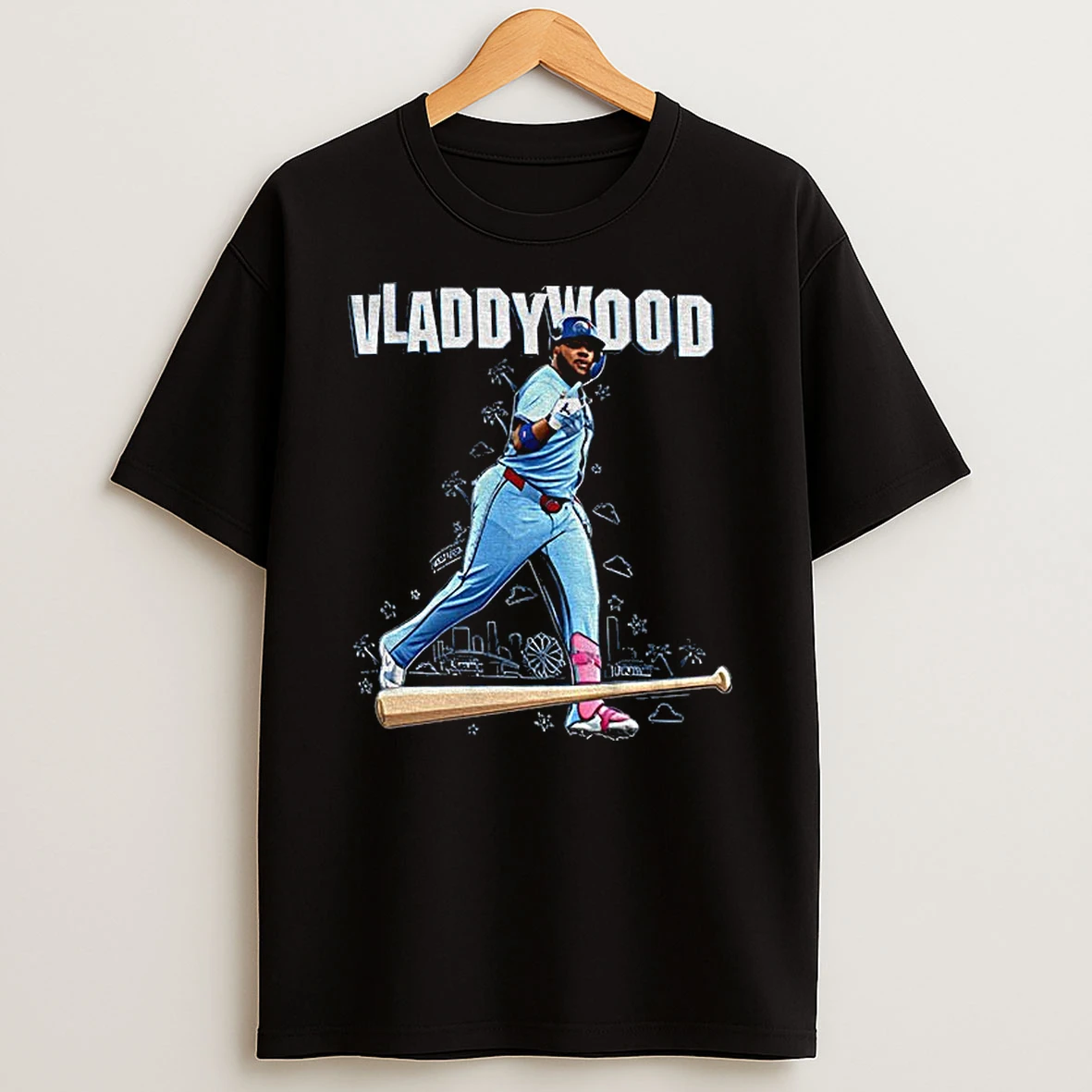 Vladimir Guerrero Jr Toronto Blue Jays Baseball Vladdy Wood Mlb 2025 World Series Tshirt Hoodie