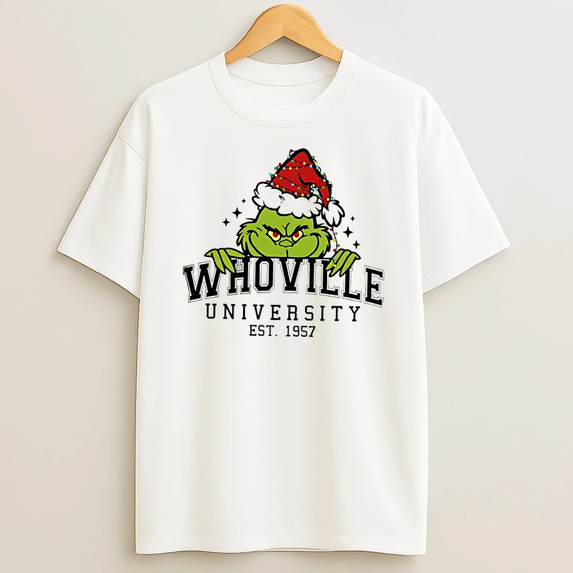 Whovillee Christmas Grinch Est 1957 Tshirt Hoodie