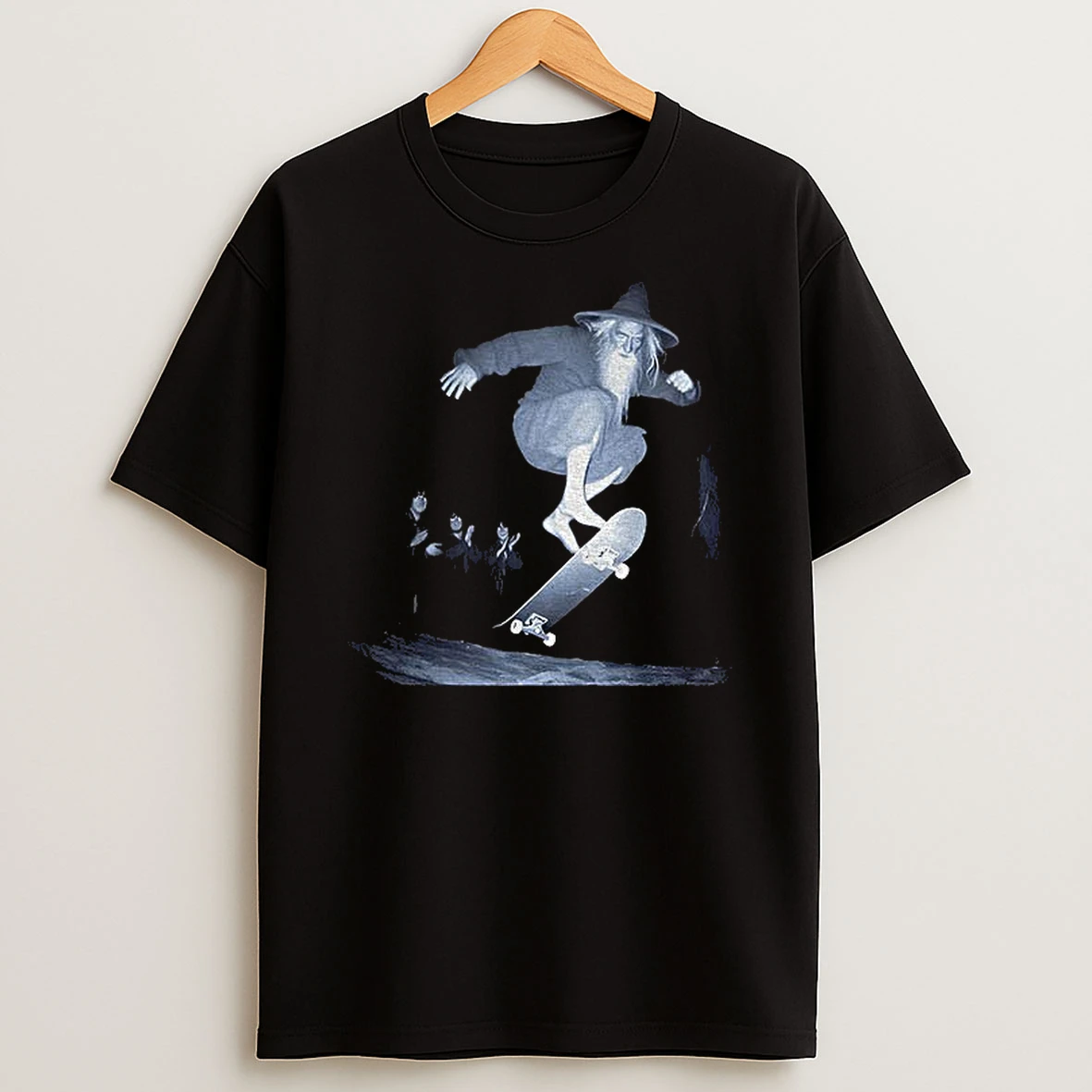 Wizard Skatebaording Vintage Meme Tshirt Hoodie