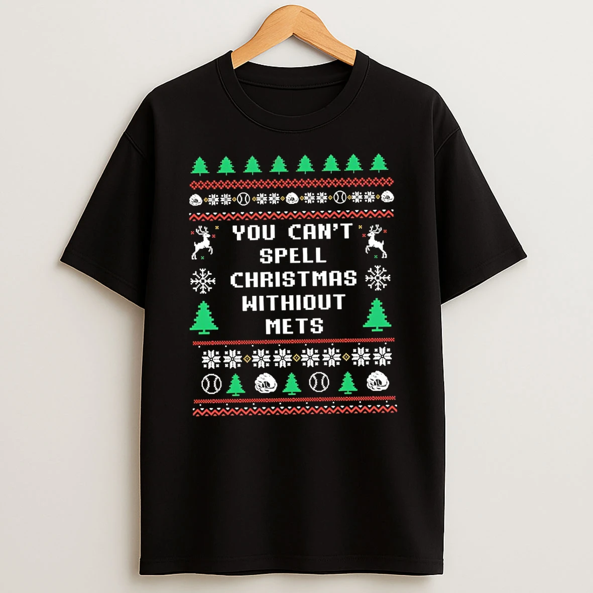 You Cant Spell Christmas Without Mets Nfl Tshirt Hoodie