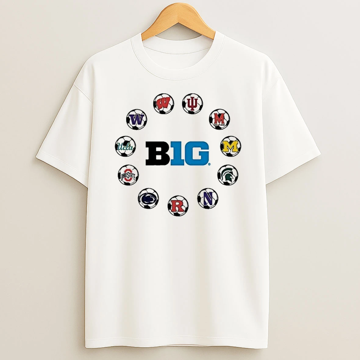 2025 Big Ten Mens Soccer All Teams Tshirt Hoodie