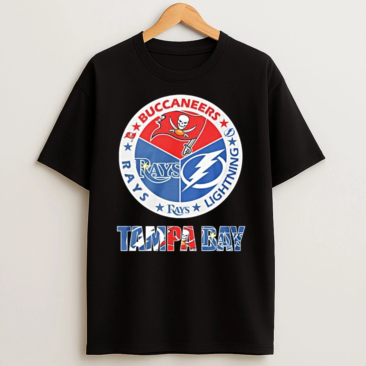 2025 Buccaneers Lightning And Rays Logo Tshirt Hoodie