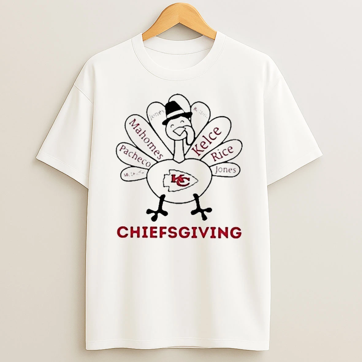2025 Chiefsgiving Kansas City Chiefs X Thanksgiving Tshirt Hoodie