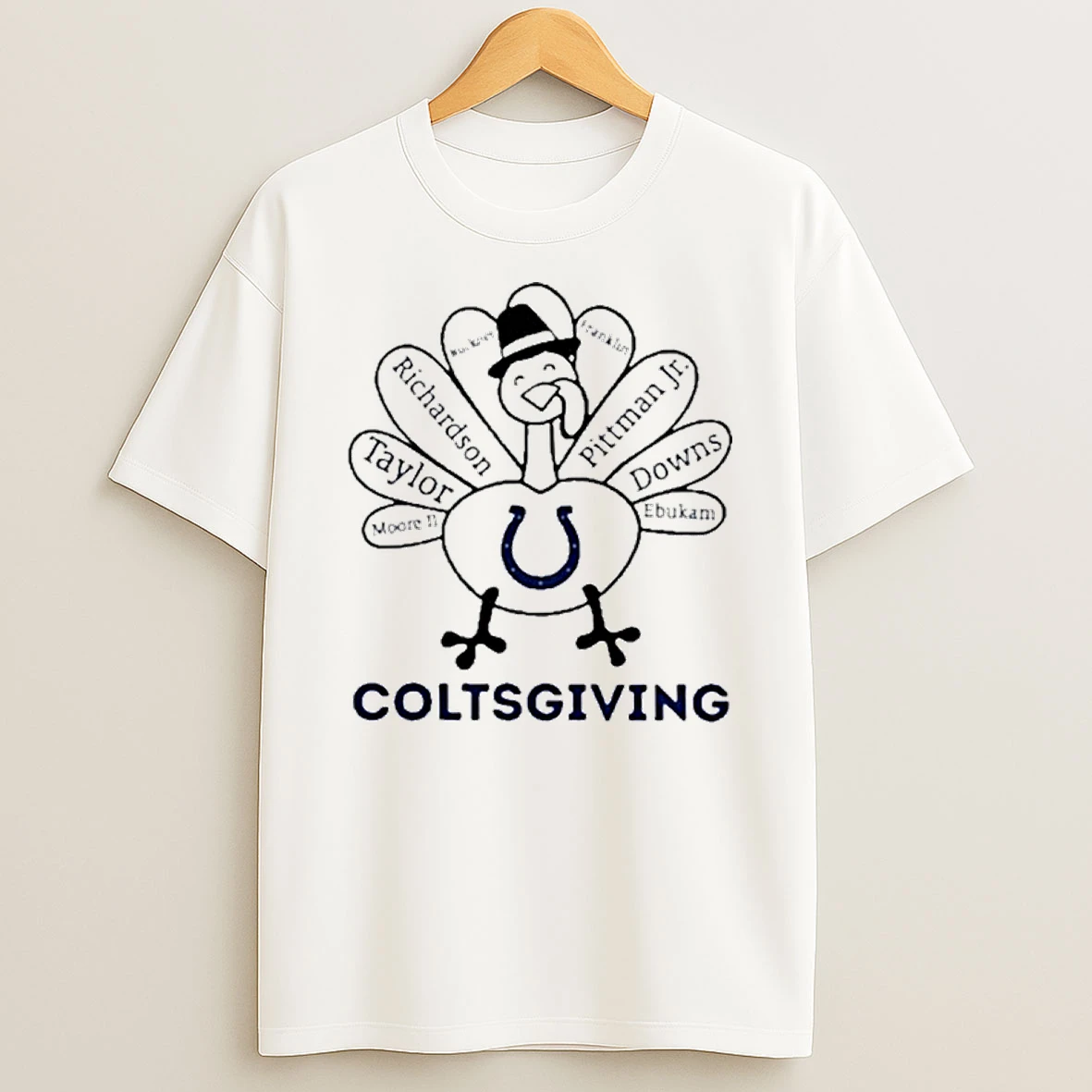 2025 Coltsgiving Indianapolis Colts X Thanksgiving Tshirt Hoodie