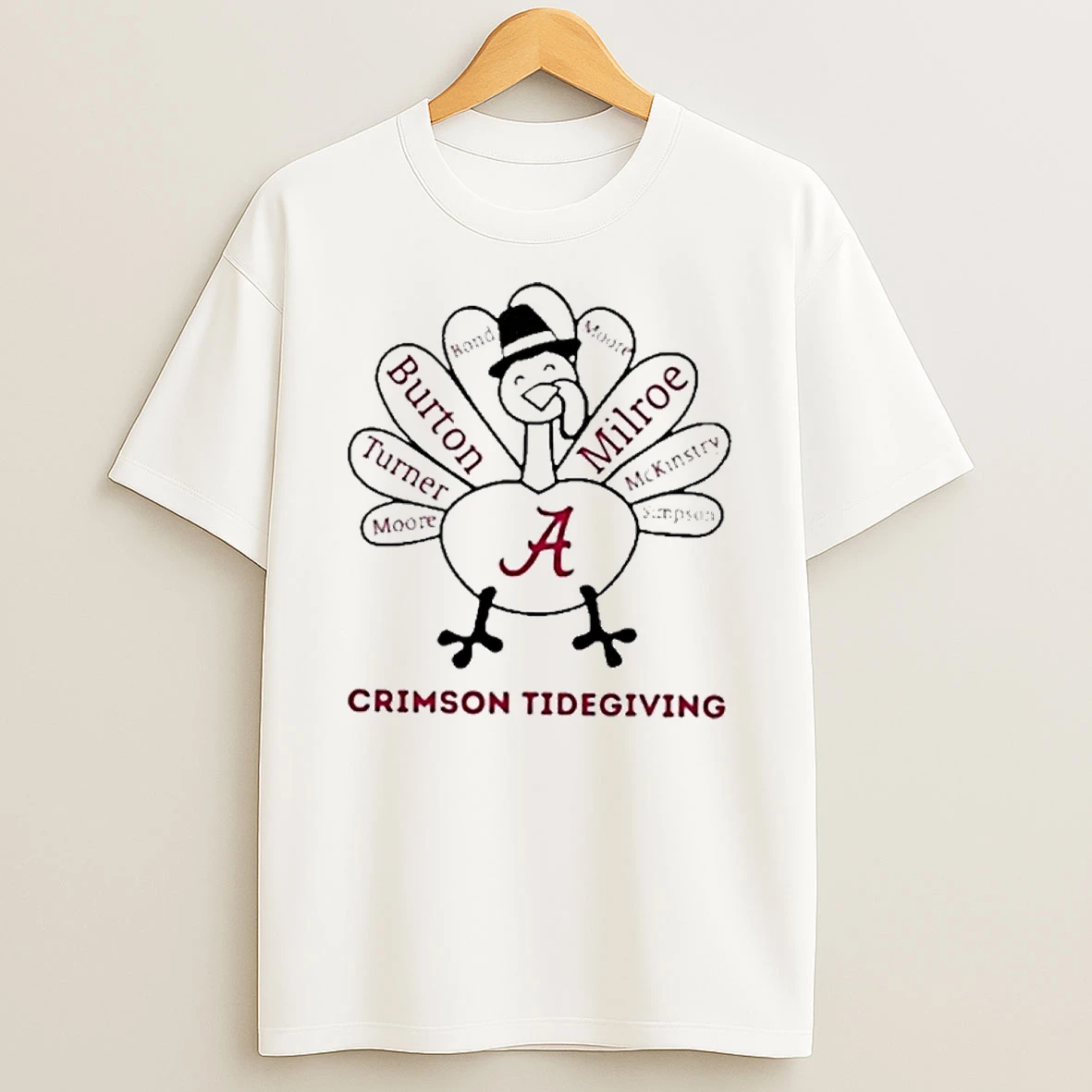 2025 Crimson Tidegiving Alabama Crimson Tide X Thanksgiving Tshirt Hoodie