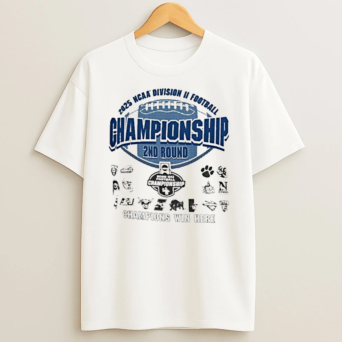 2025 D2 Football Championship 2nd Round Tshirt Hoodie