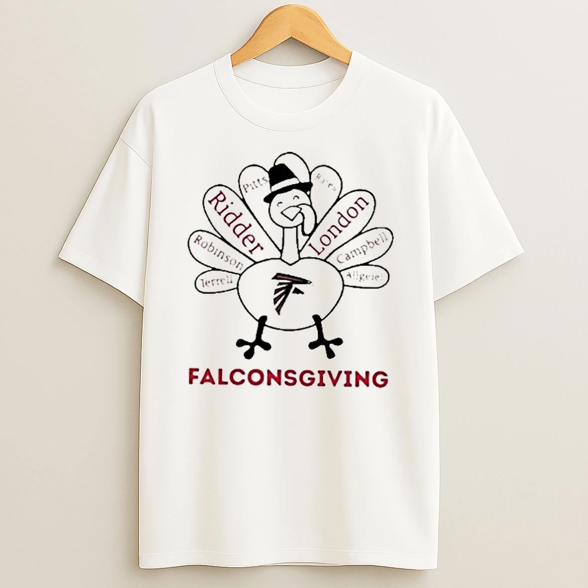 2025 Falconsgiving Atlanta Falcons X Thanksgiving Tshirt Hoodie