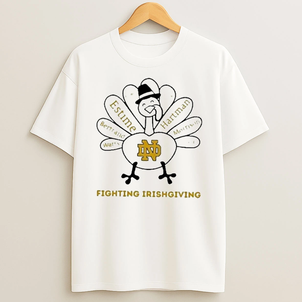 2025 Fighting Irishgiving Notre Dame Fighting Irish X Thanksgiving Tshirt Hoodie