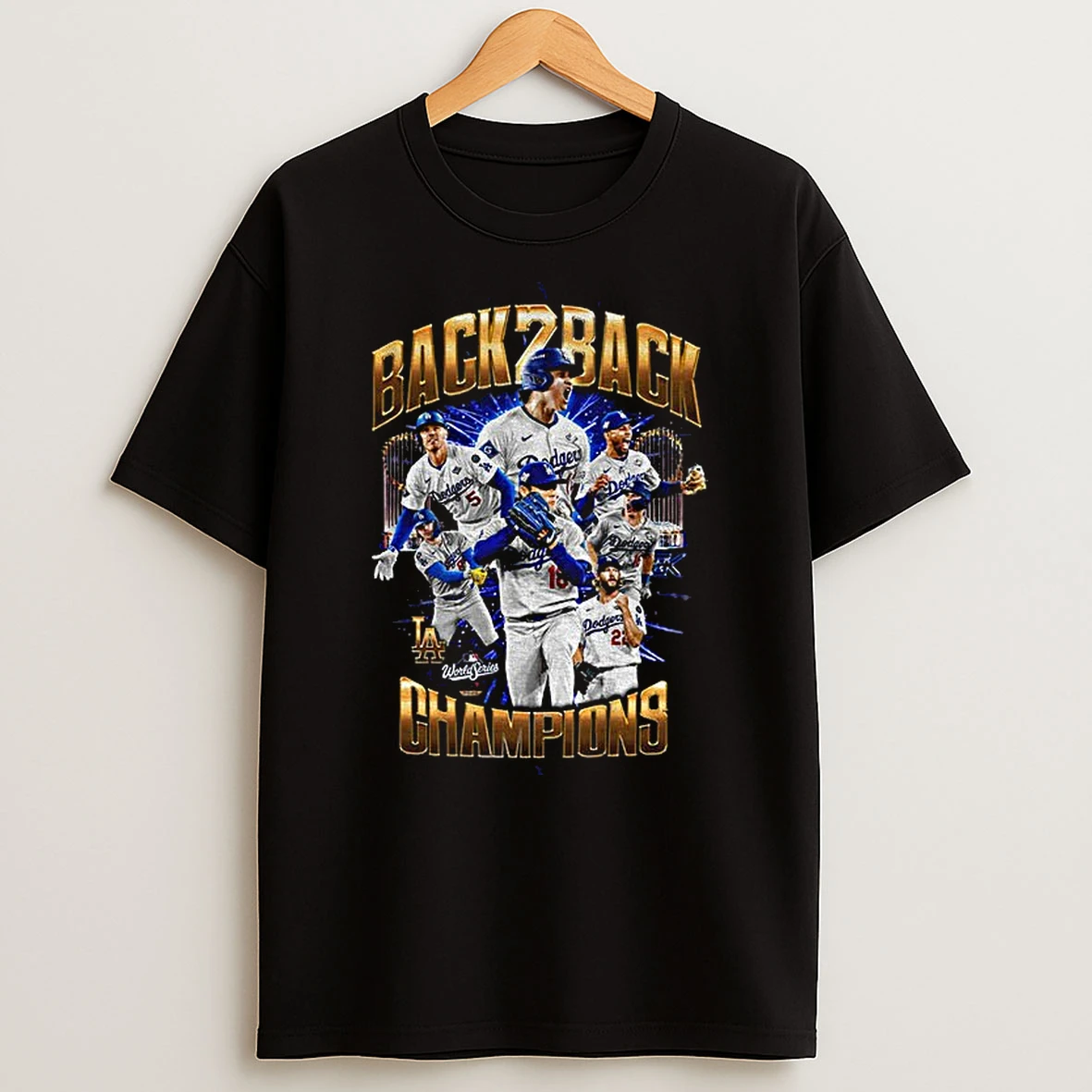 2025 Los Angeles Dodgers Back To Back Champions World Series Mlb Baseball Png Tshirt Hoodie