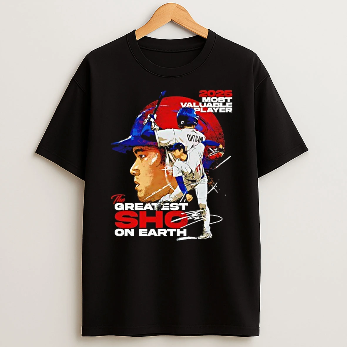 2025 Mvp Shohei Ohtani Los Angeles Dodgers The Greatest Sho On Earth Signature Tshirt Hoodie
