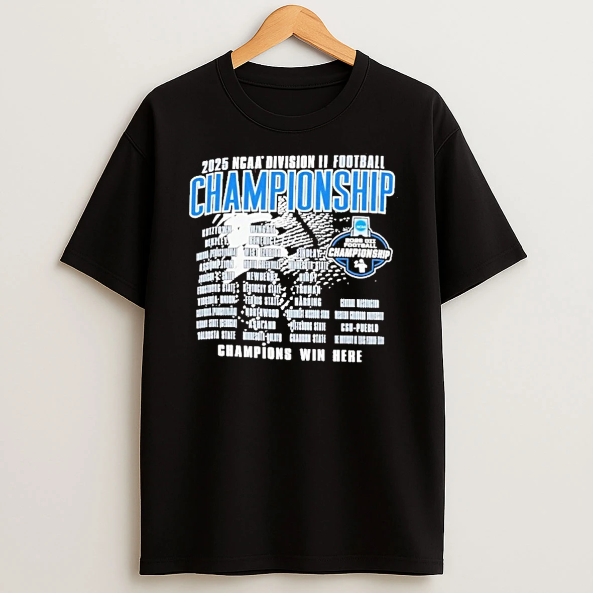 2025 Ncaa D2 Football Championship All Teams Tshirt Hoodie