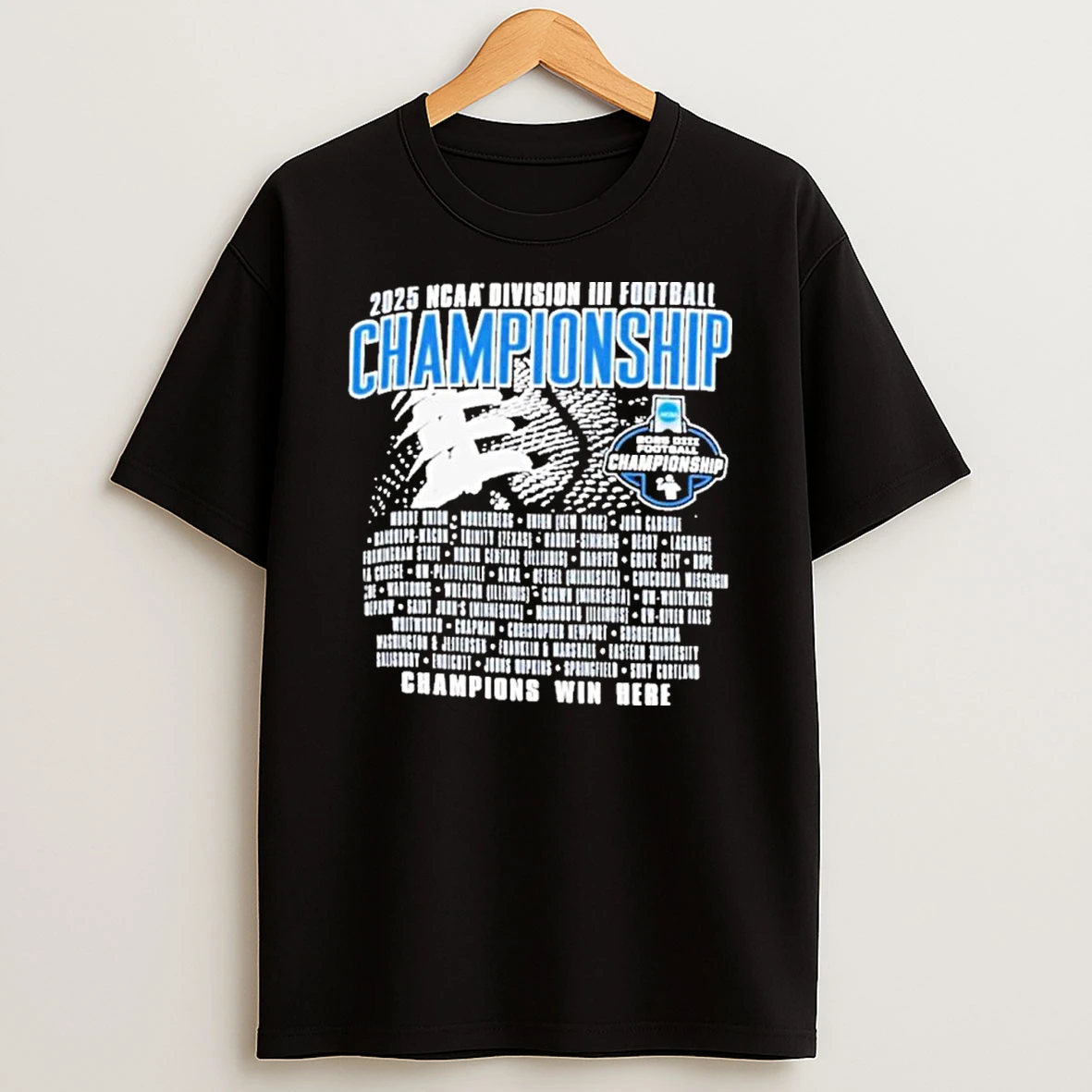 2025 Ncaa D3 Football Championship All Teams Tshirt Hoodie