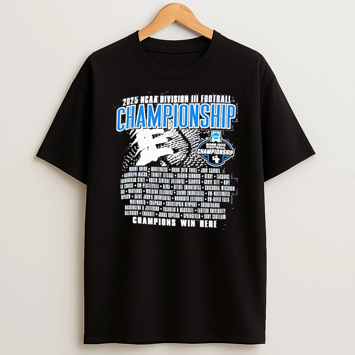2025 Ncaa Diii Football Championship Tshirt Hoodie