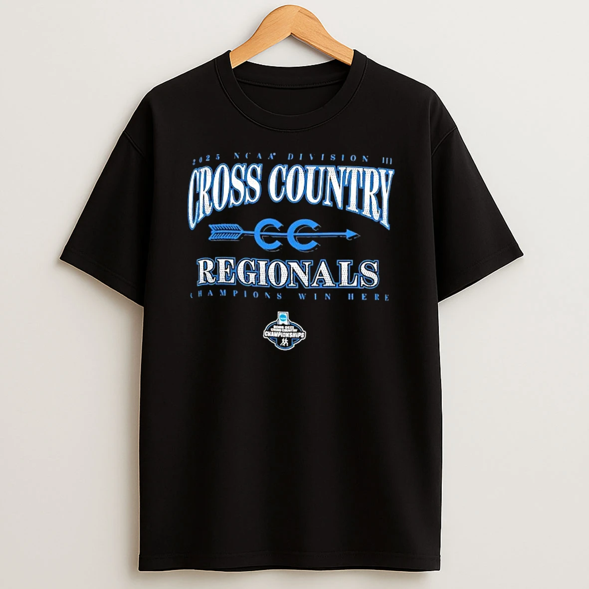 2025 Ncaa Division Iii Cross Country Regionals Champions Win Here Logo Tshirt Hoodie