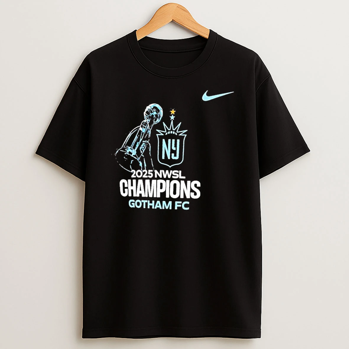 2025 Nwsl Champions Gotham Fc Nike Tshirt Hoodie