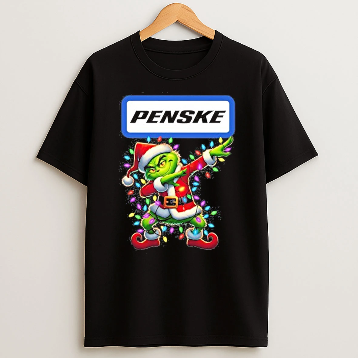 2025 Penske X Santa Grinch Dabbing Light Tshirt Hoodie