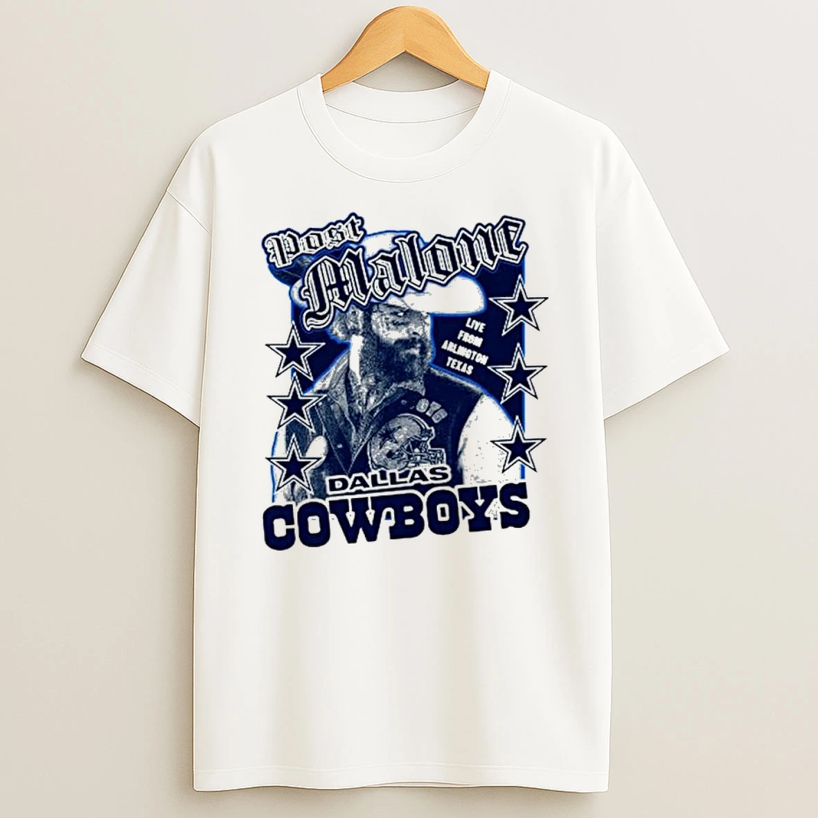 2025 Post Malone Dallas Cowboys Tshirt Hoodie