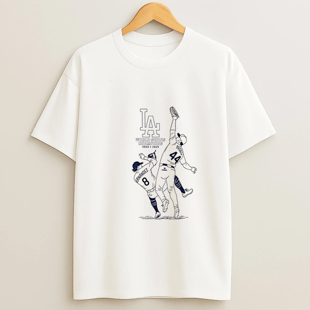 2025 World Series Champions La Pages And Hernandez Catch Tshirt Hoodie