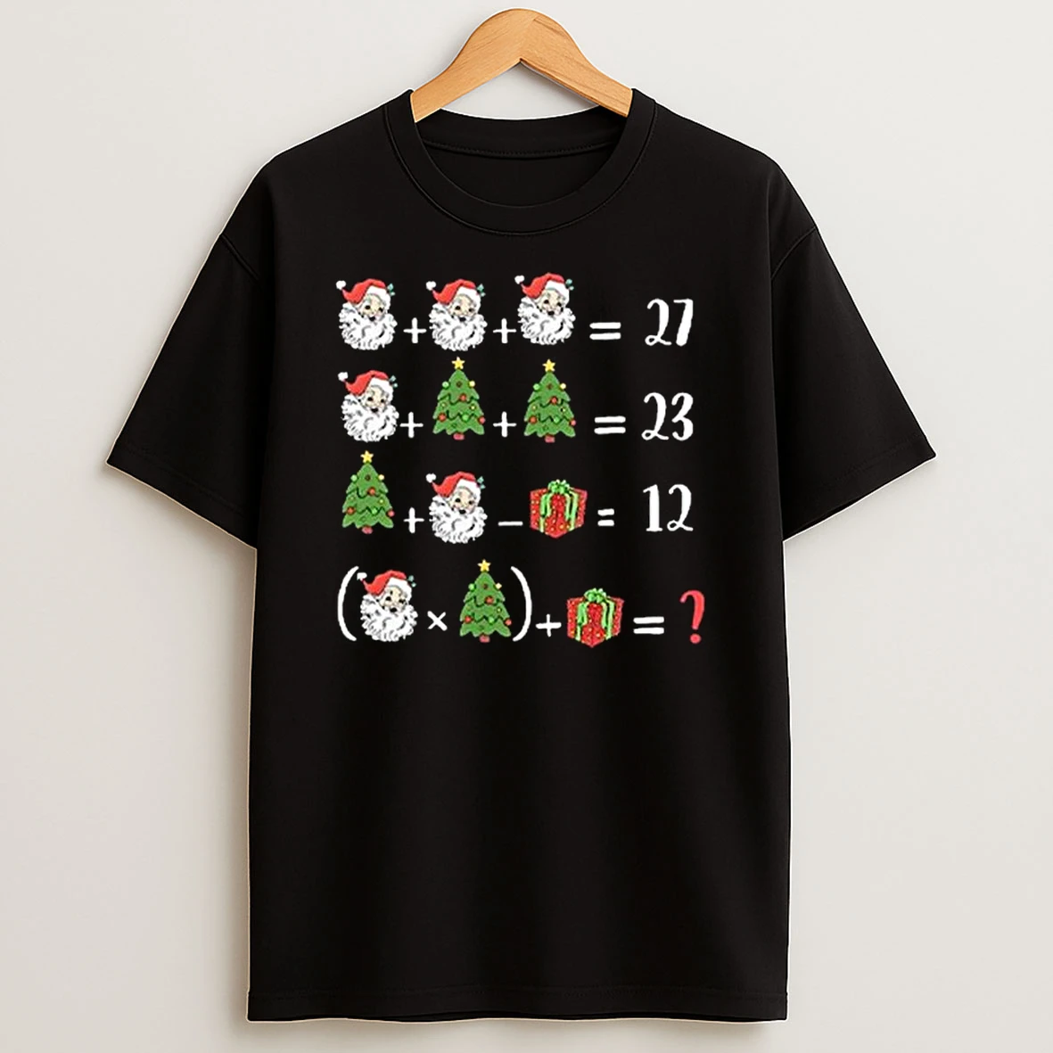 67 Six Seven Santa Tree Math Teacher Christmas Tshirt Hoodie