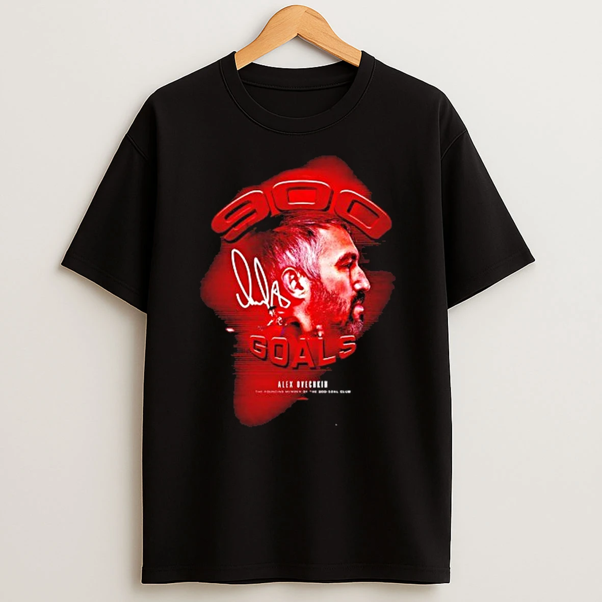 900 Goals Washington Capitals Alex Ovechkin Big Head Signature Tshirt Hoodie