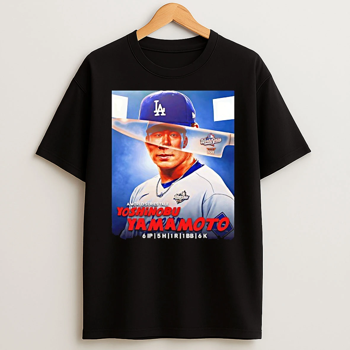 A World Series Tale Yoshinobu Yamamoto Los Angeles Dodgers Tshirt Hoodie