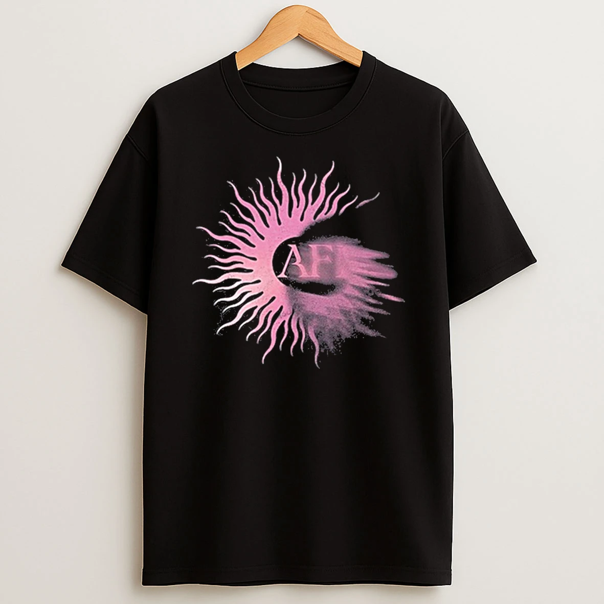 Afi Silver Bleeds The Black Sun Pink Sun Tshirt Hoodie