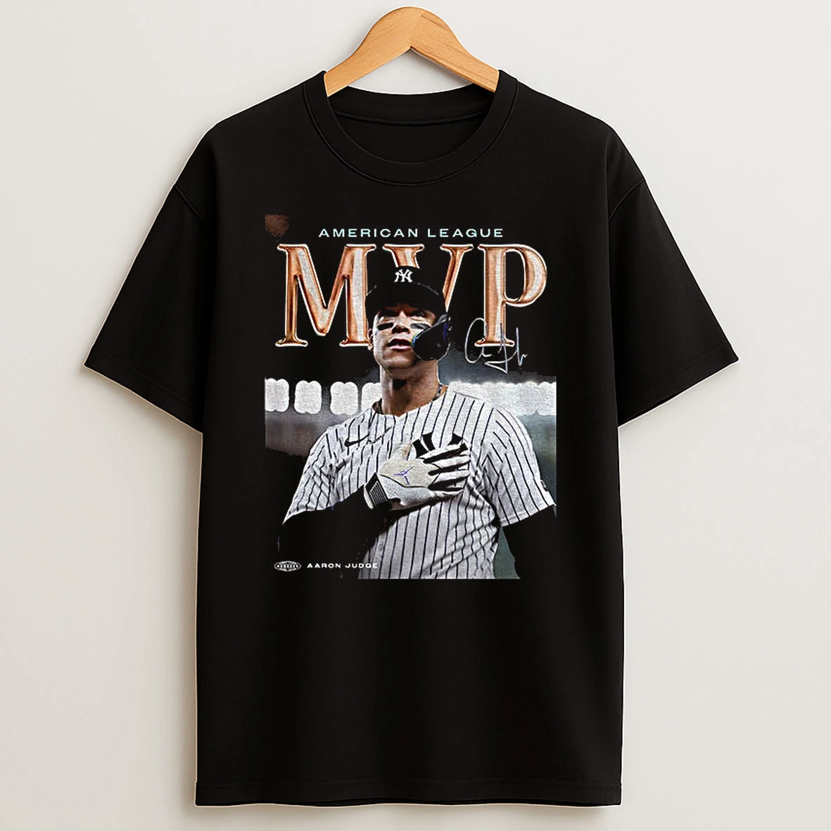 Aaron Judge Mvp New York Yankees Baseball American League 2025 Tshirt Hoodie